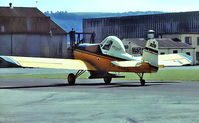 G-BCKC - G-BCKC   Rockwell S-2R 600 Thrush Commander [1822R] (ADS (Aerial) Ltd) Weston-super-Mare~G 27/07/1977. From as slide. - by Ray Barber