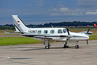 YV-2867 @ EGPE - YV-2867   (YV2867) Piper PA-31T1 Cheyenne I [31T-8004037] Inverness (Dalcross)~G 12/08/2016