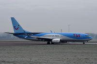 G-TAWA @ EGSH - With TUI logo's departing from Norwich. - by Graham Reeve
