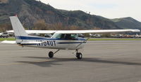 N704UT @ SZP - 1976 Cessna 150M, Continental O-200 100 Hp, taxi to Rwy 04 - by Doug Robertson