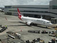 VH-XZE @ NZAA - on stand at AKL - by Magnaman