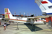 JY-DCA @ LFPB - JY-DCA   Britten-Norman BN-2B-21 Islander [0861] (Flying Falcons Display Team) Paris-Le Bourget~F 13/06/1981. From a slide. - by Ray Barber