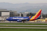 N735SA @ KSJC - Boeing 737-7H4 - by Mark Pasqualino
