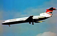 G-AWZA @ EGLL - G-AWZA   Hawker-Siddeley HS-121 Trident 3B [2302] (British Airways) Heathrow~G @ 25/09/1979. From a slide.
