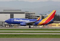 N748SW @ KSJC - Boeing 737-7H4 - by Mark Pasqualino