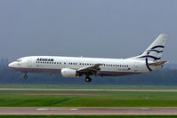 SX-BGN @ EDDL - SX-BGN   Boeing 737-45D [28753] (Aegean Airlines) Dusseldorf Int'l~D 10/09/2005