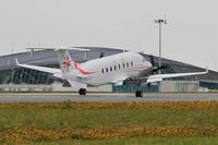 F-HBCC @ LFRB - Beech 1900D, Take off rwy 25L, Brest-Bretagne Airport (LFRB-BES) - by Yves-Q