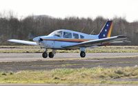 G-BSEU @ EGFH - Visiting Archer. - by Roger Winser