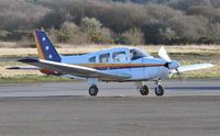 G-BSEU @ EGFH - Visiting Archer. - by Roger Winser