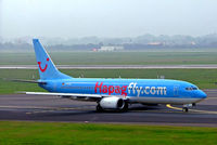 D-ATUA @ EDDL - D-ATUA   Boeing 737-804 [30465] (Hapagfly) Dusseldorf Int'l ~D 10/09/2005
