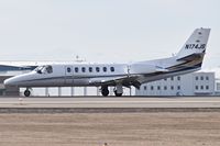 N174JS @ KBOI - Landing roll out on RWY 10L. - by Gerald Howard