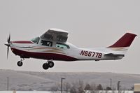 N6677B @ KBOI - Take off from RWY 10L.