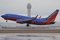 N243WN @ KBOI - Take off from RWY 10L.
