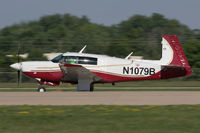 N1079B @ KOSH - Arriving at AirVenture 2018 (in company with 60 other Mooneys)
