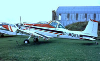 G-BGKH @ EGHH - G-BGKH   Cessna A.188B AgTruck [188-03314T] (A & G Aviation Ltd) Bournemouth (Hurn)~G  @ 1980 - by Ray Barber