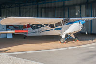 HB-EOP @ LSZP - In a round hangar at Biel-Kappelen airfield. Registered in Switzerland since new. - by sparrow9