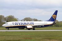 EI-DLV @ LFRB - Boeing 737-8AS, Take off run rwy 25L, Brest-Bretagne airport (LFRB-BES) - by Yves-Q