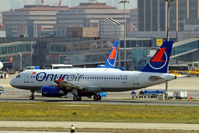 TC-OBN @ LTBA - TC-OBN   Airbus A320-232 [2571] (Onur Air) Istanbul-Ataturk~TC 18/04/2015 - by Ray Barber