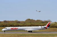 F-HMLL @ LFRB - Bombardier CRJ-1000, Taxiing rwy 07R, Brest-Bretagne airport (LFRB-BES) - by Yves-Q