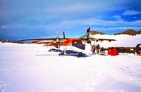 D-CAWI @ EGAR - February 1990, Fuelstop at Rothera, Adelaide Island, Antarctica - by Manfred Zimmer