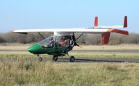 G-BZDF @ EGFH - Visiting Streak Shadow. - by Roger Winser