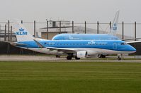 PH-EXU @ EHAM - KLC ERJ175 lining-up - by FerryPNL