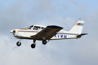 G-AVWM @ EGSH - Landing at Norwich. - by Graham Reeve