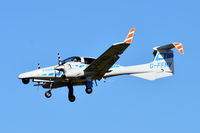 G-FFMV @ EGSH - Landing at Norwich. - by Graham Reeve