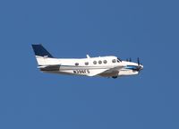 N396FS @ MGGT - Beech C90A - by Mark Pasqualino