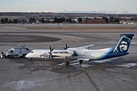 N453QX @ KBOI - Just finished de ice on the Alaska ramp.