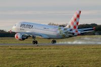 EC-MTL @ LFRB - Airbus A319-111, Landing rwy 25L, Brest-Bretagne Airport (LFRB-BES) - by Yves-Q