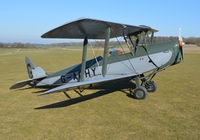 G-AGHY @ EGHP - De Havilland DH-82A Tiger Moth at Popham. Ex military serial N9181 - by moxy
