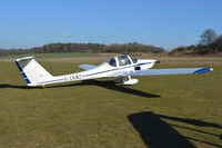 G-CKWZ @ EGHP - Grob G-109B at Popham. Ex HB-2088 - by moxy