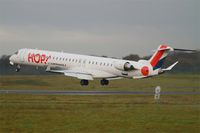 F-HMLC @ LFRB - Bombardier CRJ-1000EL NG, Landing rwy 25L, Brest-Bretagne airport (LFRB-BES) - by Yves-Q