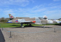 XX467 @ X4WT - Hawker Hunter T.7 at Winthorpe. Ex XL605, G-TVII - by moxy