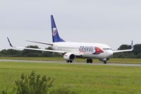 OK-TSE @ LFRB - Boeing 737-81D, Taxiing rwy 25L, Brest-Bretagne airport (LFRB-BES) - by Yves-Q
