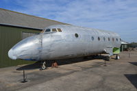 WB491 @ X4WT - Avro 706 Ashton 2 front fuselage at Windthorpe. Ex G-AJJW. It's brother WB493 appeared in the film Cone of Silence, - by moxy