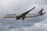 A7-ALV @ EBBR - Short final to Brussels rwy 25L. - by Raymond De Clercq