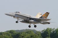 J-5011 @ LFRJ - McDonnell Douglas FA-18C Hornet, Take off rwy 26, Landivisiau Naval Air Base (LFRJ) Tiger Meet 2017 - by Yves-Q