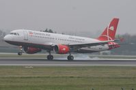 EP-FQP @ EBBR - Touch-down of Qeshm Airlines A320 - by FerryPNL
