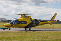 G-RSCU @ EGBE - Agusta A-109E Power G-RSCU Warwickshire Northamptonshire Air Ambulance Coventry 4/7/15 - by Grahame Wills