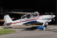 N1701Z @ LSPL - In  the new hangar at Langenthal-Bleienbach airfield. - by sparrow9