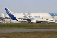 F-WBXL @ LFBO - Beluga XL lined up RWY 32R. - by Arthur CHI YEN
