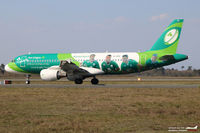 EI-DEO @ LFBD - Special scheme on this Aer Lingus A320. Flight EI507 to Dublin. - by Arthur CHI YEN