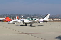 N828M @ CMA - 1980 Beech 95-B55 BARON, 2 Lycoming IO-470-L 260 Hp each - by Doug Robertson