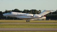 N702GL @ KORL - Painted in NetJets colors for the reveal for NetJets ordering 175 examples of these at the beginning of NBAA.   - by Florida Metal