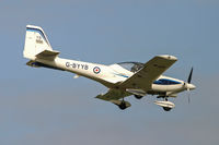 G-BYYB @ EGXW - Grob G115E Tutor T1 G-BYYB East Midlands UAS RAF Waddingotn 27/4/06 - by Grahame Wills