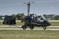 N205AR @ KOSH - American Ranger AR-1, taxying for departure at AirVenture 2018