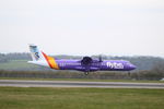 G-ISLL @ EGGD - Landing RWY 09 - by DominicHall