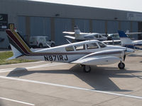 N971RJ @ EGJB - Parked at ASG, Guernsey - by alanh
